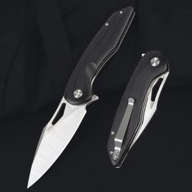 Freewolf FD039 Black Color Fast Opening Axis Folding Tactical Knife UD408900